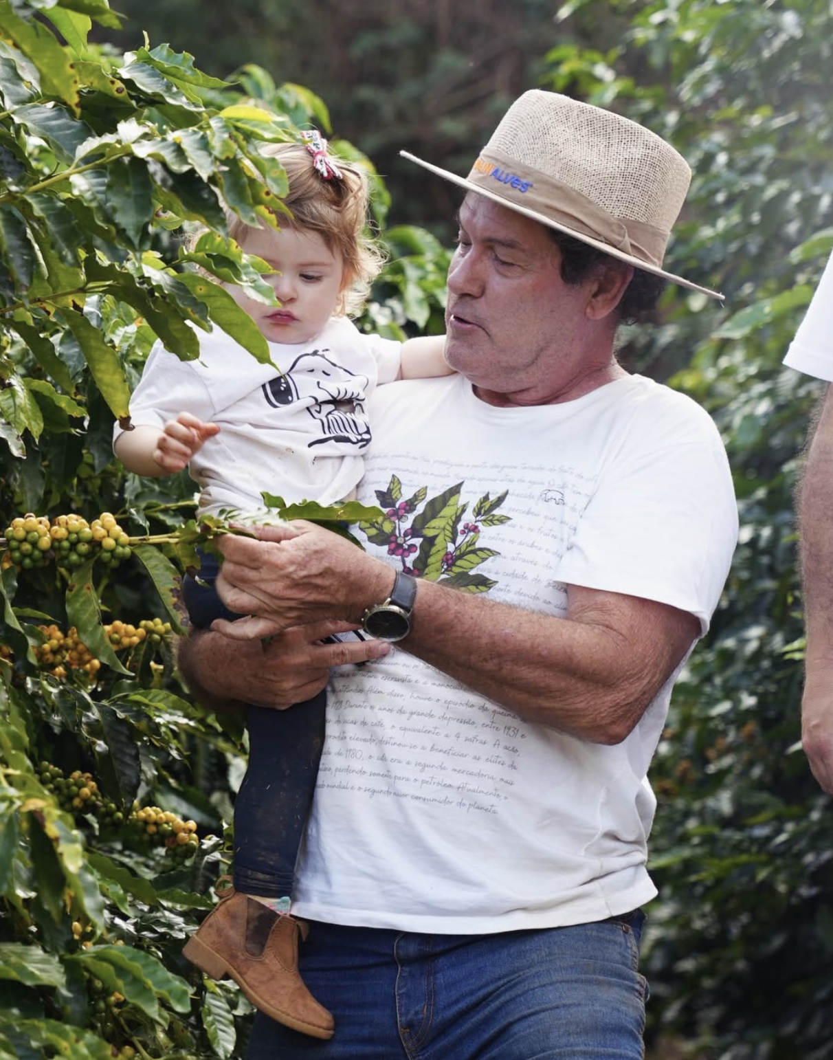 Família e café